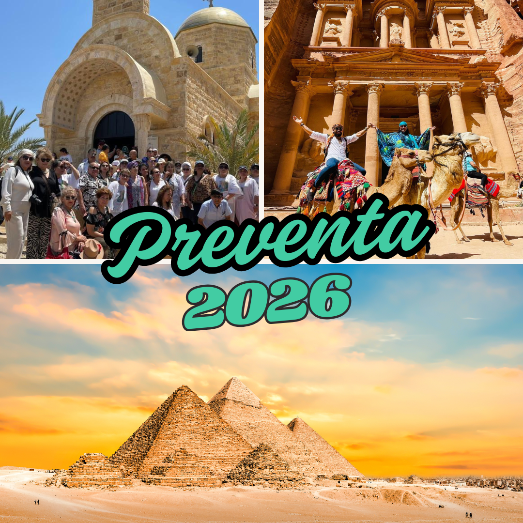 Tierra Santa, Jordania & El Cairo 2026
