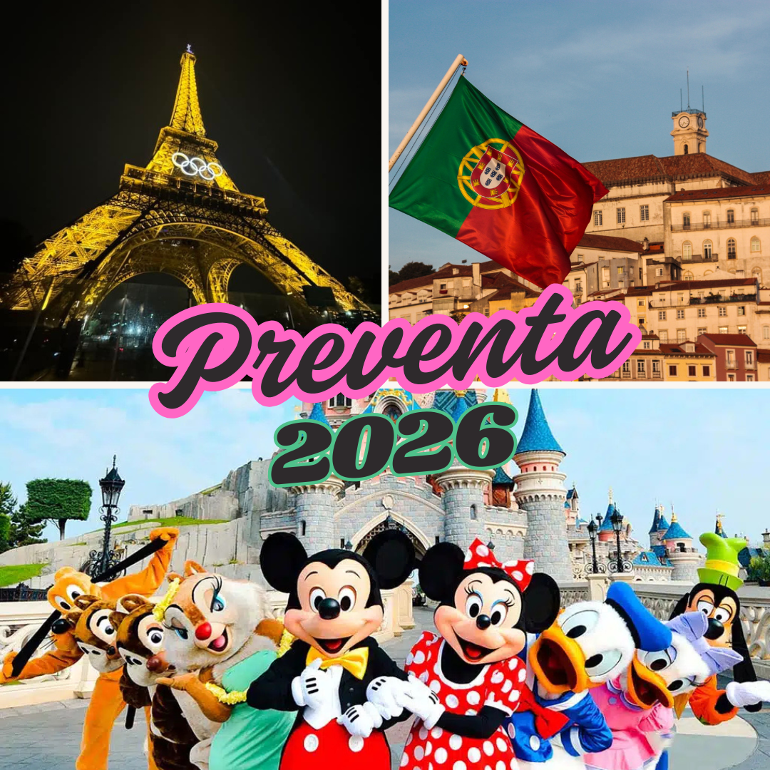 Lisboa Madrid Paris con DISNEYLAND Paris 2026